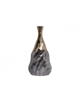 Керамическая ваза черно-золотистая