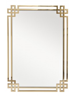 Зеркало прямоугольное в золотой раме
