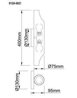 Настенный светильник Garda Decor 91GH-0021