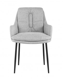 Кресло Stool Group Саманта рогожка светло-серый 129068 BEL-40