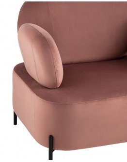 Кресло Stool Group Кэнди велюр пыльно-розовый vd-candy-b15