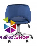 Офисное кресло Stool Group Кларк велюр синий CLARKSON BLUE CHROME