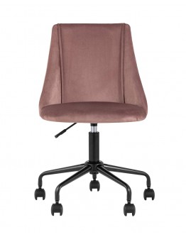Поворотное кресло Stool Group Сиана велюр розовый CIAN ROSE