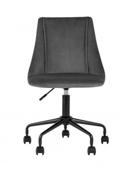 Поворотное кресло Stool Group Сиана велюр серый CIAN GREY