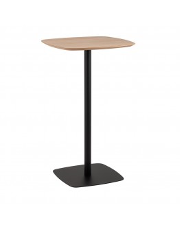 Барный стол Stool Group Form 60*60 светлое дерево/черный УТ000036017