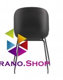 Барный стул Stool Group Турин со спинкой коричневый экокожа черные ножки 9329C BROWN