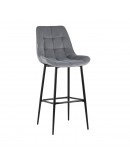 Барный стул Stool Group Флекс велюр велютто серый AV 405-V12-08 (B)