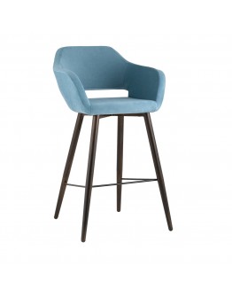 Барный стул Stool Group Саймон велюр пыльно-голубой fb-saimon-b-awd-vl-47