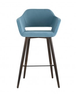 Барный стул Stool Group Саймон велюр пыльно-голубой fb-saimon-b-awd-vl-47
