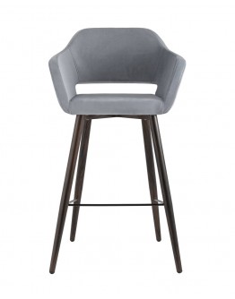 Барный стул Stool Group Саймон велюр серый fb-saimon-b-awd-vl-12