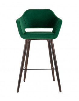 Барный стул Stool Group Саймон велюр тёмно-зелёный fb-saimon-b-awd-vl-33
