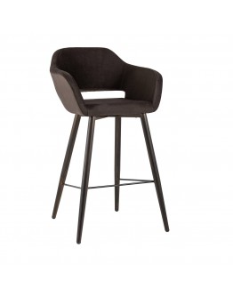 Барный стул Stool Group Саймон велюр тёмно-коричневый fb-saimon-b-awd-vl-24