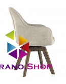 Комплект стульев Stool Group вращающийся MANS латте 2 шт. LW1908-SV FG11303-3 X2