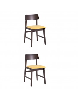Комплект стульев Stool Group ODEN S NEW мягкое сидение желтое 2 шт. MH52035 H51101-7 YELLOW x2 KOROB2