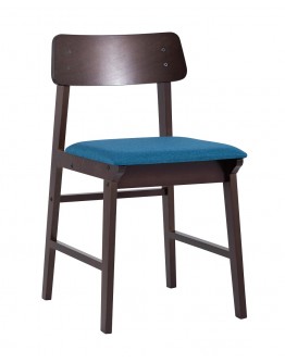Комплект стульев Stool Group ODEN S NEW мягкое сидение синее 2 шт. MH52035 H3221-7 STEEL BLUEx2 KOROB