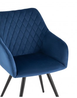 Кухонный стул вращающийся Stool Group Дастин велюр синий AV 310-C784-K14PM-08