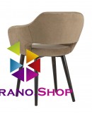 Кухонный стул с подлокотниками Stool Group Саймон велюр капучино fb-saimon-awd-vl-3