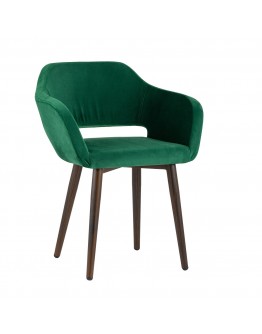 Кухонный стул с подлокотниками Stool Group Саймон велюр тёмно-зелёный fb-saimon-awd-vl-33