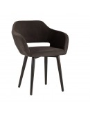 Кухонный стул с подлокотниками Stool Group Саймон велюр тёмно-коричневый fb-saimon-awd-vl-24