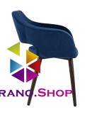 Кухонный стул с подлокотниками Stool Group Саймон велюр тёмно-синий fb-saimon-awd-vl-26