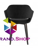 Кухонный стул с подлокотниками Stool Group Саймон велюр черный fb-saimon-awd-vl-34