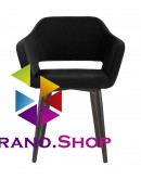 Кухонный стул с подлокотниками Stool Group Саймон велюр черный fb-saimon-awd-vl-34