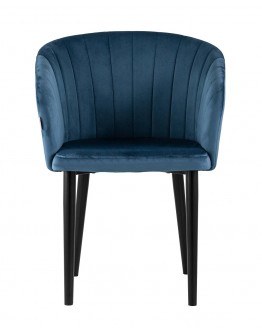 Кухонный стул с подлокотниками Stool Group Нейтон велюр пыльно-синий AV 307-H58-08