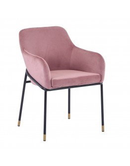 Кухонный стул Stool Group Сандра велюр пыльно-розовый DC-09022 HLR-44