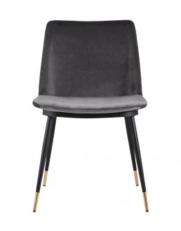 Кухонный стул Stool Group Мелисса велюр темно-серый FDC8028 DARK GREY FUT-81