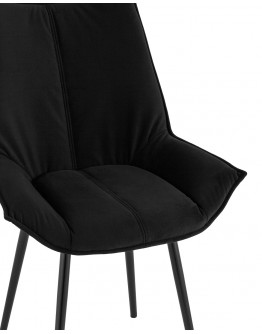 Кухонный стул Stool Group Осло велюр черный fb-oslo-neo-28