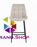 Полубарный стул Stool Group Флекс велюр бежевый AV 405-N02-08(PP)