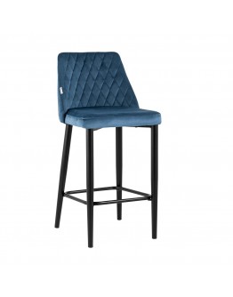 Полубарный стул Stool Group Диего велюр пыльно-синий AV 427-H58-08(PP)