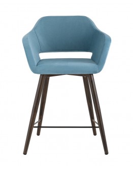 Полубарный стул Stool Group Саймон велюр пыльно-голубой fb-saimon-plb-awd-vl-47