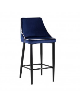 Полубарный стул Stool Group Коби велюр синий AV 434-H60/05-08(PP)