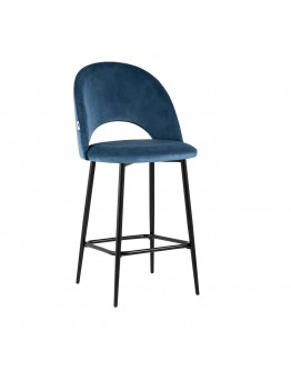 Полубарный стул Stool Group Меган велюр пыльно-синий AV 415-H58-08(PP)